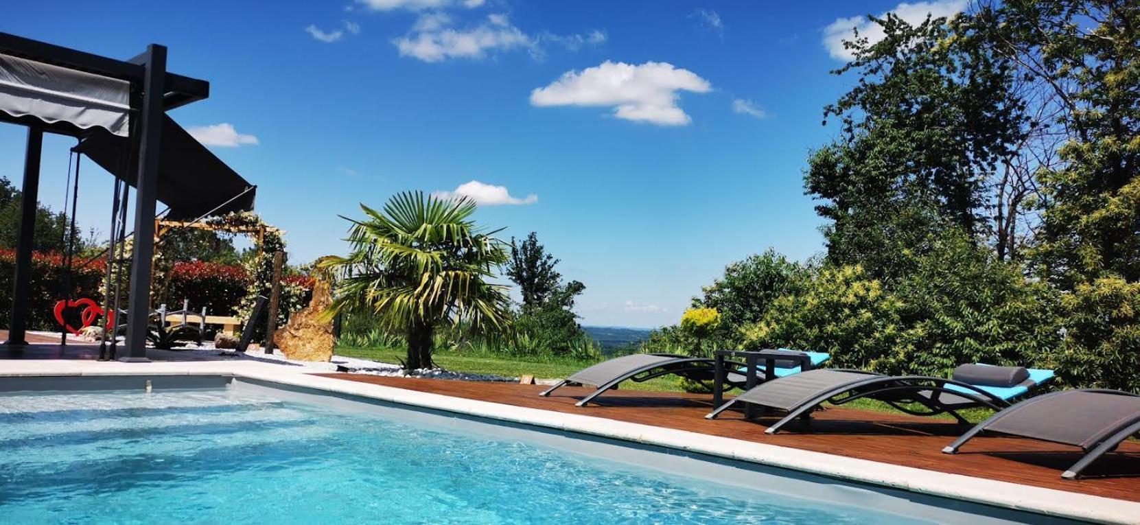 "Notre Bastide" Maison Et Table D'Hotes Traditionnelle Et Vegetarienne, Piscine, Jacuzzi, Clim, , A 5 Mn De Sarlat Marcillac-Saint-Quentin Zewnętrze zdjęcie